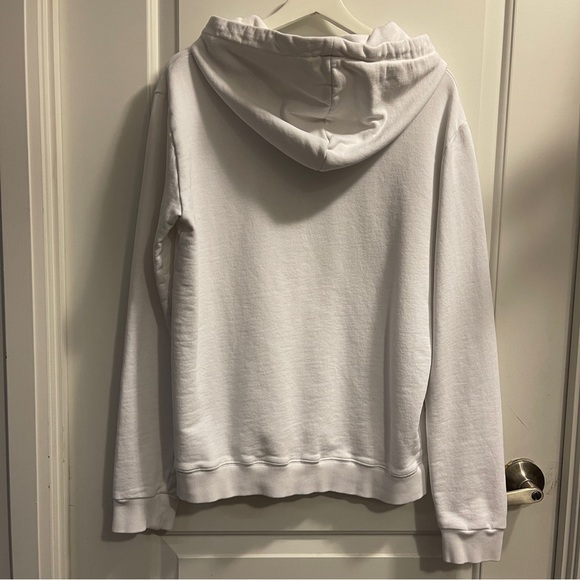 Saint Laurent cotton logo hoodie white mens size medium - Picture 8 of 8